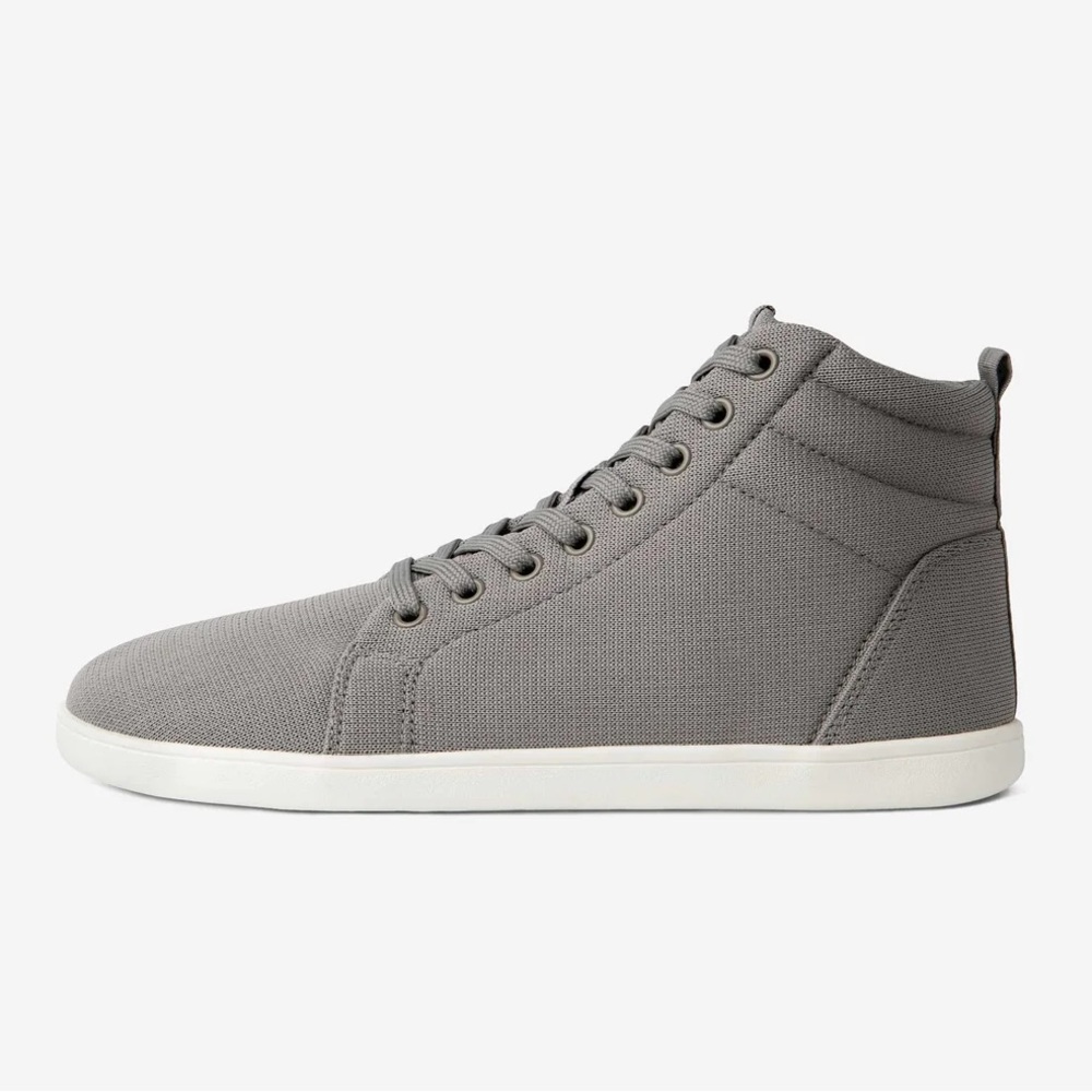 FeelGrounds Barefoot Highrise Knit Sneaker, Cloud Grey, Women’s, EU 40/ US 9